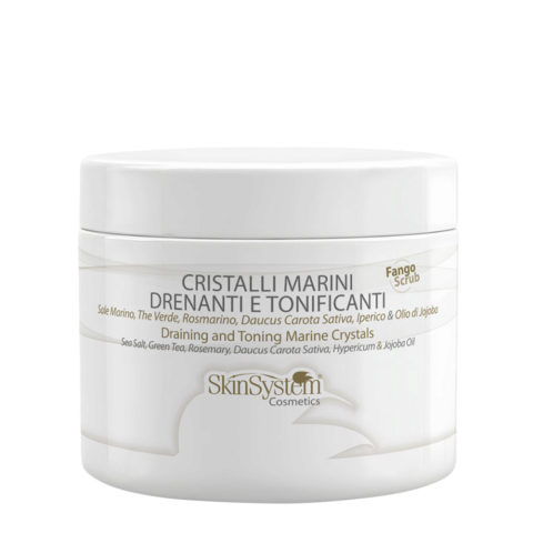 SkinSystem Draining and Toning Marine Crystals 500ml - draining gel scrub