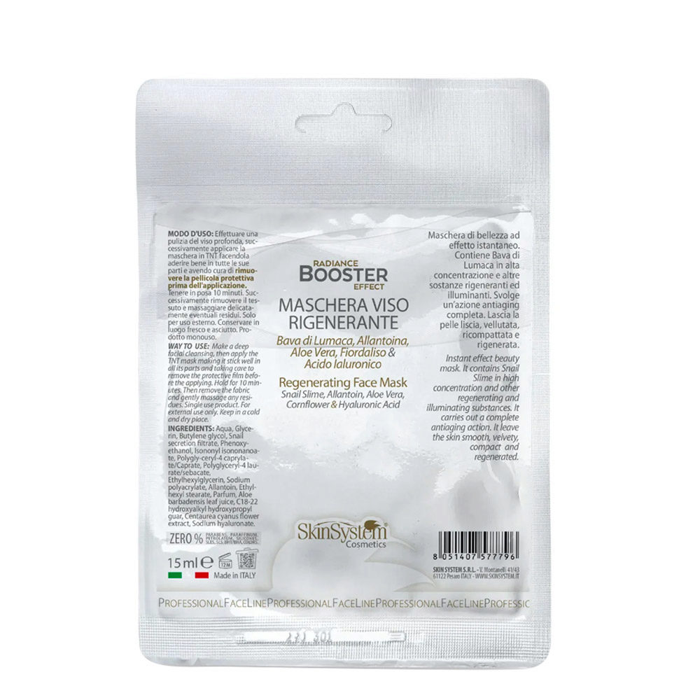 SkinSystem Radiance Booster Effect Regenerating Face Mask 15ml  - regenerating face mask