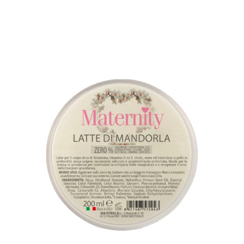 SkinSystem Meternity Almond Milk 200ml - pre and post pregnancy milk