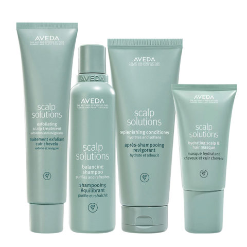 Aveda Scalp Solutions Exfoliating Scalp Treatment 150ml Shampoo 200ml Conditioner 200ml  Masque 150ml