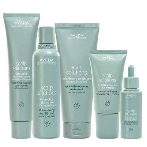 Aveda Scalp Solutions Exfoliating Scalp Treatment 150ml Shampoo 200ml Conditioner 200ml Masque 150ml Serum 50ml