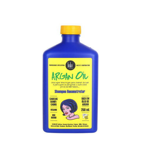 Lola From Rio Argan Oil Shampoo Reconstructor 250ml - restructuring shampoo for damaged hair