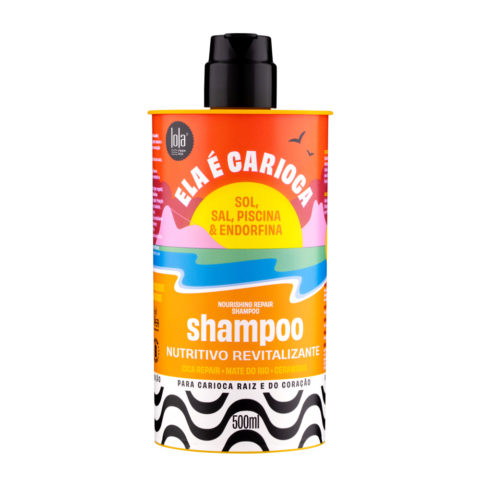 Lola From Rio Ela É Carioca Shampoo Nutritivo Revitalizante 500ml - revitalizing nourishing shampoo