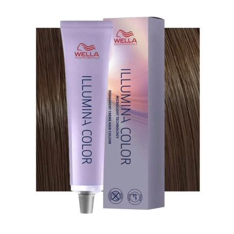 Wella Illumina Color 7/43 Light Golden Copper Brown 60ml - permanent colouring