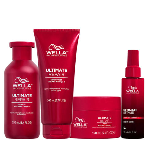 Wella Ultimate Repair Shampoo 250ml Conditioner 200ml Mask 150ml Serum 95ml