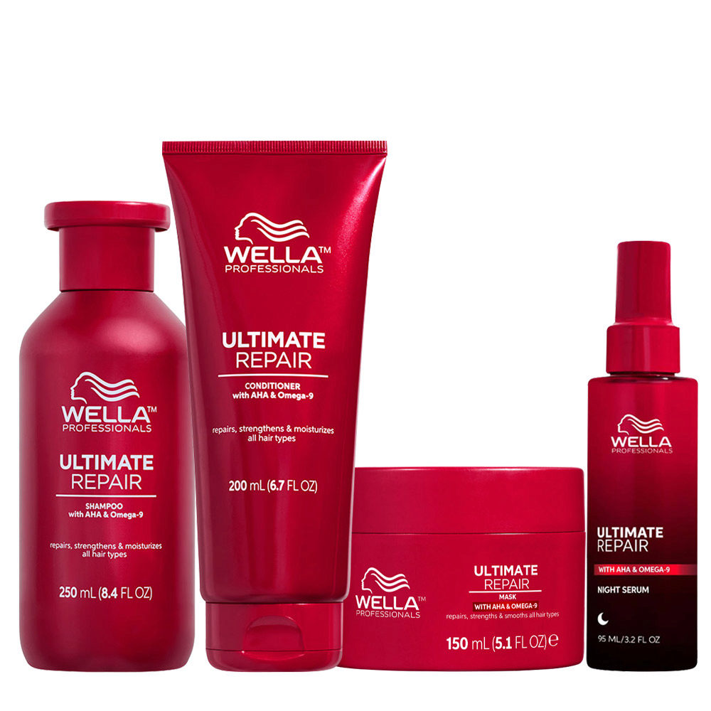 Wella Ultimate Repair Shampoo 250ml Conditioner 200ml Mask 150ml Serum 95ml