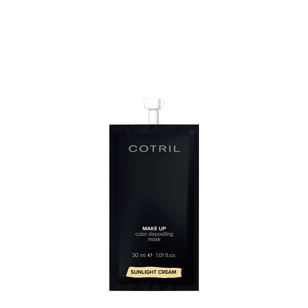 Cotril Make-Up Color Depositing Mask Sunlight Cream 30ml - conditioning color mask