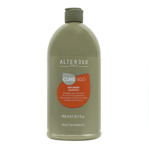 Alterego Curego Nourish Shampoo 950ml - nourishing shampoo