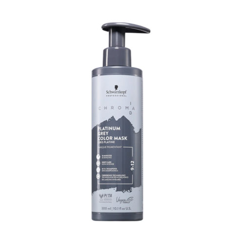 Schwarzkopf Chroma ID Color Mask 9-12 Platinum Grey 300ml - semi-permanent color mask