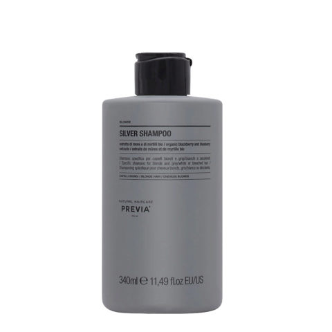 Previa Silver Blonde Shampoo 340ml  - anti-yellow shampoo