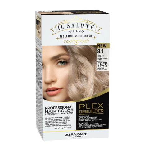 Alfaparf Milano Il Salone Plex Rebuilder Color Kit 8.1 - permanent colouring cream