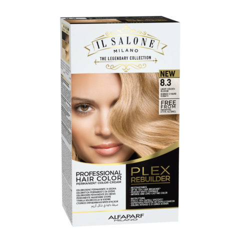 Alfaparf Milano Il Salone Plex Rebuilder Color Kit 8.3 - permanent colouring cream