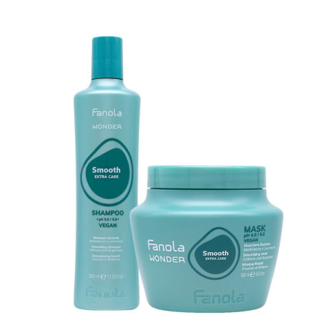 Fanola Wonder Smooth Extra Care Shampoo 350ml Mask 500ml