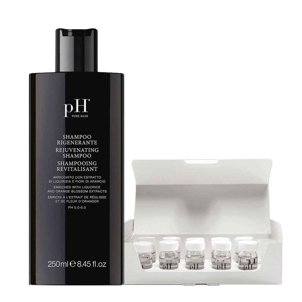 Ph Laboratories Rejuvenating Shampoo 250ml Scalp Treatment 10x5ml