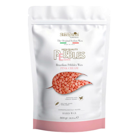 SkinSystem Le Pebbles High Quality Brazilian Pebbles Wax Pink Cream 800gr - brazilian wax