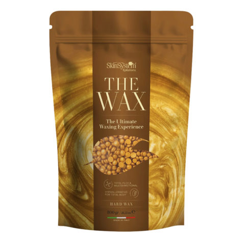 SkinSystem The Wax Gold The Ultimate Waxing Experience 800gr  - elastic hair removal wax