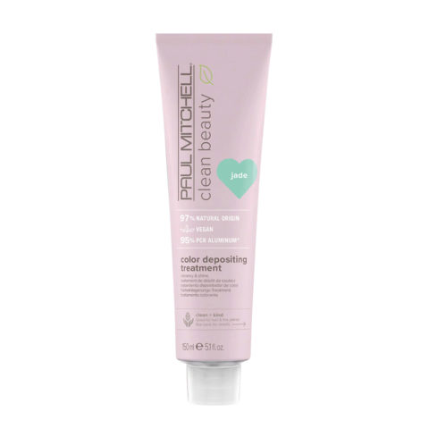 Paul Mitchell Clean Beauty Color Deposisitng Treatment Jade 150ml  - color treatment