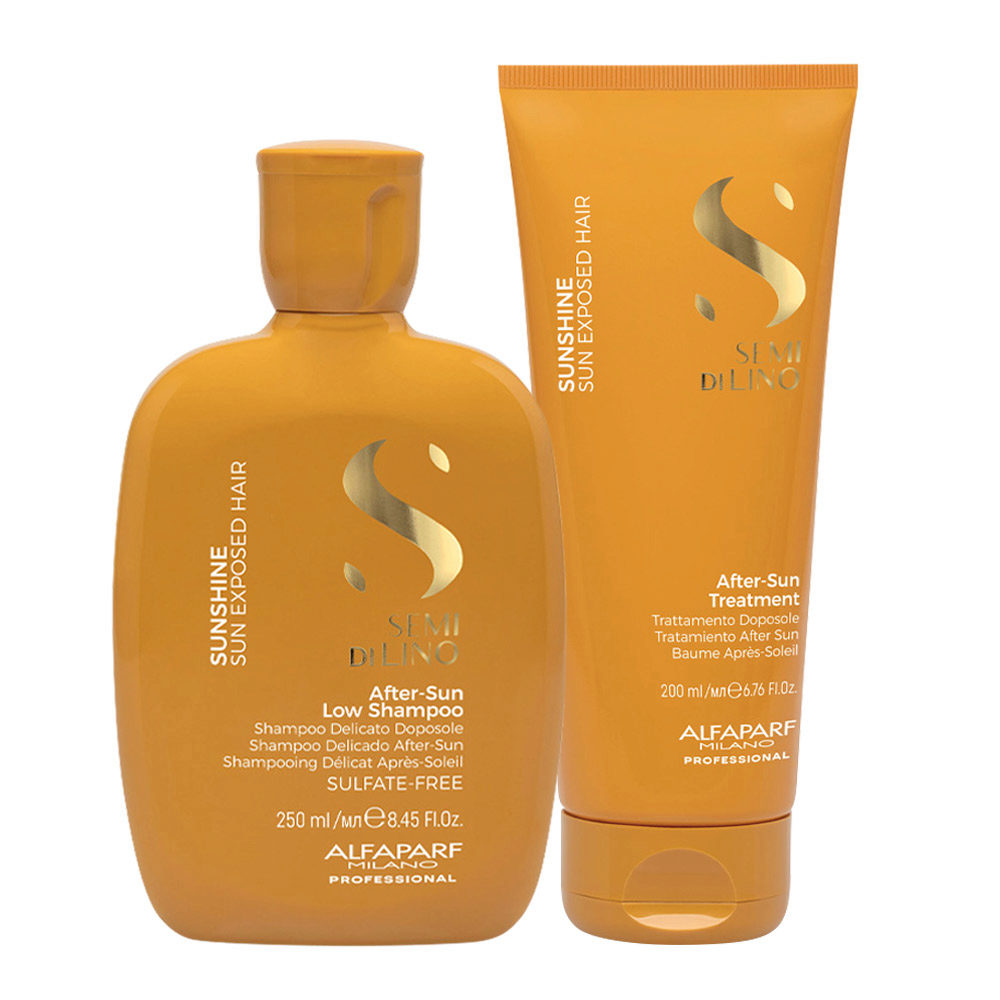 Alfaparf Milano Semi di Lino Sunshine After Sun Low Shampoo 250ml Low Treatment 200ml