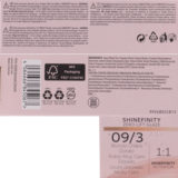 Wella Shinefinity 09/3 Light Golden Blonde 60ml  - demi-permanent color