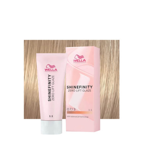 Wella Shinefinity 07/3 Golden Blonde 60ml  - demi-permanent color