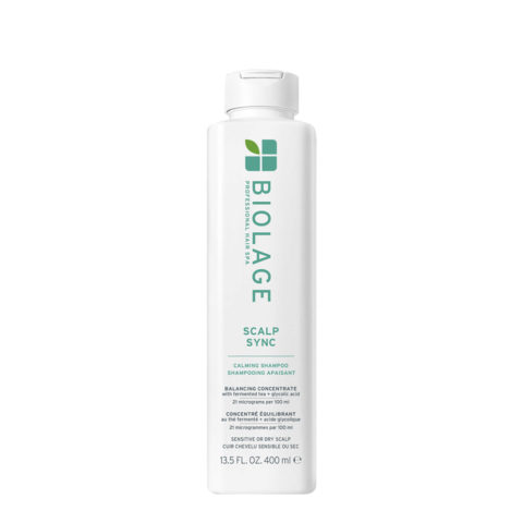 Biolage Professional Hair Spa Scalp Sync Calming Shampoo 400ml - soothing shampoo for dry and sensitive scalp