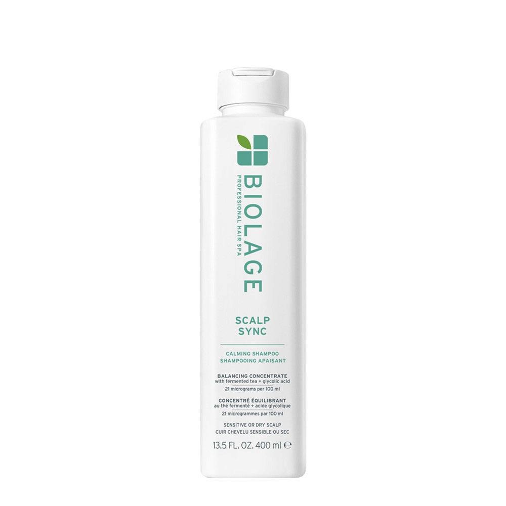 Biolage Professional Hair Spa Scalp Sync Calming Shampoo 400ml - soothing shampoo for dry and sensitive scalp