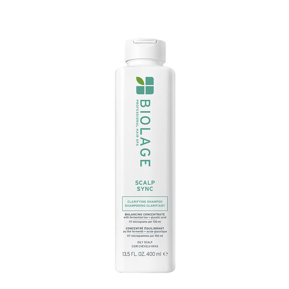 Biolage Professional Hair Spa Scalp Sync Clarifying Shampoo 400ml - shampoo for oily scalp