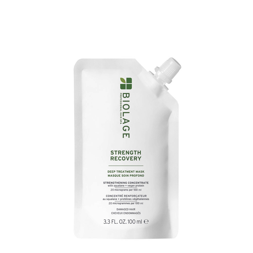 Biolage Professinal Hair Spa Strenght Recovery Deep Treatment Pack 100ml - damaged hair treatment