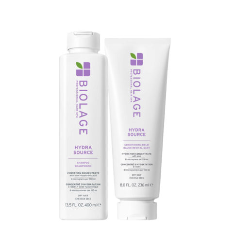 Biolage Professional Hair Spa Hydra Source Shampoo 400ml Conditioner 236ml
