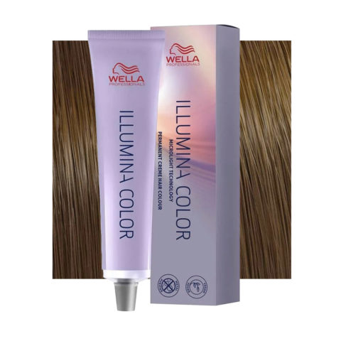 Wella Illumina Color 7/35 Medium Golden Mahogany Blonde 60ml - permanent colouring